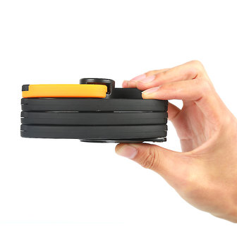 XANES TLL02 Achterlicht Type Vouwfietsslot Rubberen oppervlak Anti-diefstal verbindingsslot voor MTB