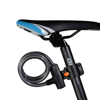 XANES 1,2m mutifunction anti-diefstal fietsslot Veilig achterlicht Slot Usb Oplaadbaar Regendicht