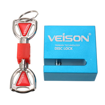 VEISON 50mm Bike Remschijf Veiligheidsloten Motorcycle Lock Lock Veiligheid MG-Al Legering
