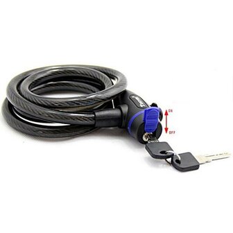 Universele Spoelkabel Fietscyclus Fietsbeveiligingsslot