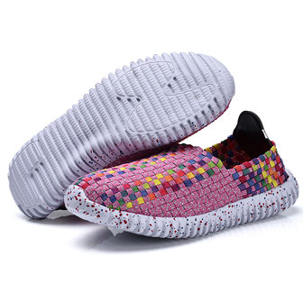 US Size 5-9 Women Shoes Hand Geweven Ademend Net Hollows Beach Summer