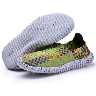 US Size 5-9 Women Shoes Hand Geweven Ademend Net Hollows Beach Summer