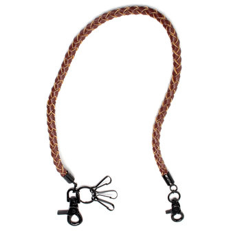 Punk PU lederen Biker sleutelhanger sleutel Jeans portemonnee riem keten Hip-hop gesp sleutelhanger
