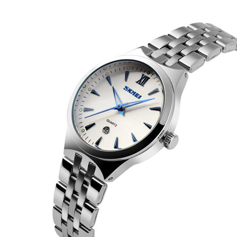 SKMEI 9071 Paar Horloge Mode Lichtgevende Simple Style Lovers Quartz Wrist Watch