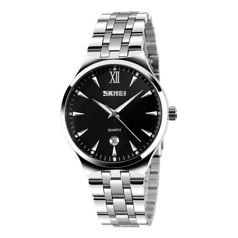 SKMEI 9071 Paar Horloge Mode Lichtgevende Simple Style Lovers Quartz Wrist Watch