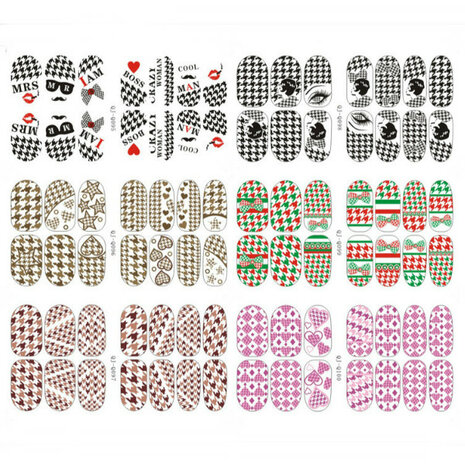 Noctilucent Lichtgevende Nail Foil Sticker Nail Art Decal