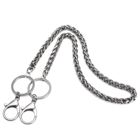 65cm Heren Fietsketting Portemonnee Kettingen Biker Trucker Punk Hiphop Sleutel Jean Ketting Sieraden