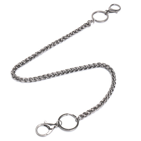 65cm Heren Fietsketting Portemonnee Kettingen Biker Trucker Punk Hiphop Sleutel Jean Ketting Sieraden