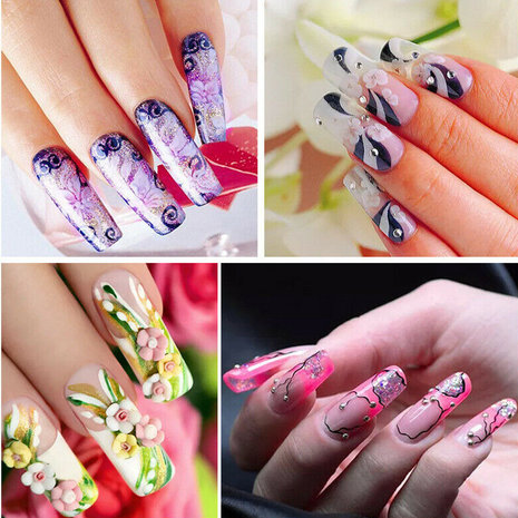 500 nagelpleisters Transparante valse nagellak