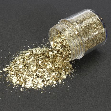 Champagne Goud Gemengde Glitter Poeder Sequins Shining Stof Nagel Kunst Decoratie Oogschaduw Ornament