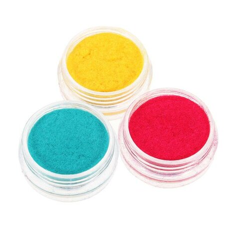 12 kleuren fluweel poeder stof nagel kunst gereedschap decoratie set