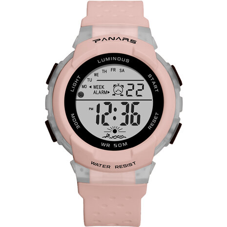 SYNOKE 8138 Sport Colorful Kinderhorloge 5ATM waterdicht lichtgevend digitaal studentenhorloge