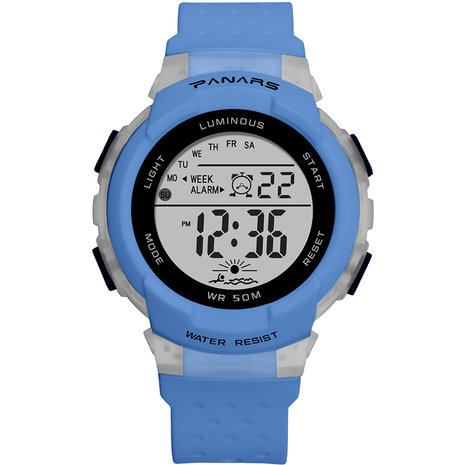 SYNOKE 8138 Sport Colorful Kinderhorloge 5ATM waterdicht lichtgevend digitaal studentenhorloge