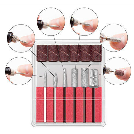 Dubbele lichtbron UV Nagellamp LED-lichttherapiemachine Polijstpen set