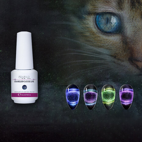 Super Galaxy Cat Eye Gel 8 ml 5D Chameleon Cat Eyeliner Starry Fototherapie UV Gel Nail