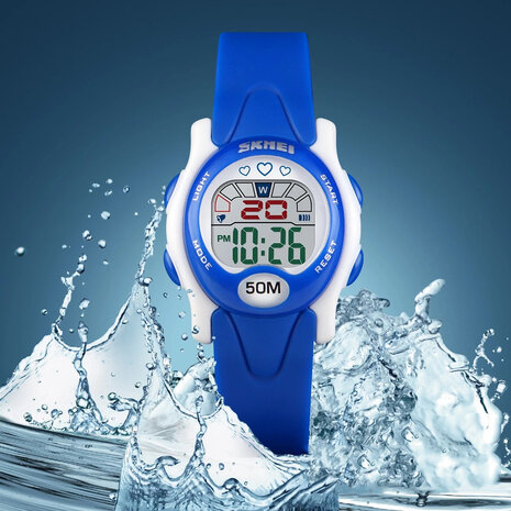 SKMEI 1478 Mode Kinderen kijken Datum Week Display LED Licht Kinderen Waterdicht Kerst Digitaal horloge