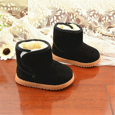 Kind Girl Boy Dikke Warm Baby Classic Snow Boots Kinderen Plush Bont Winter Shoes