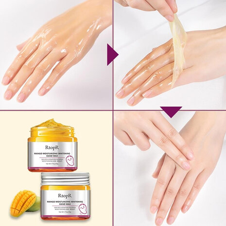 Whitening Peeling Handmaskerverzorging Mango Handpeeling Verwijder het vochtinbrengende masker