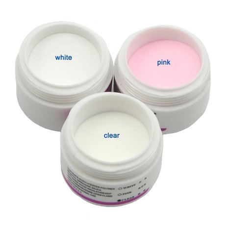 Acryl Nail Professional Nail Art Set Acryl Roze Strass Decoratieset