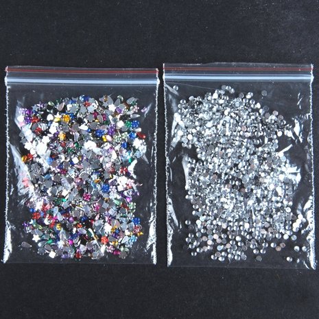 Acryl Nail Professional Nail Art Set Acryl Roze Strass Decoratieset