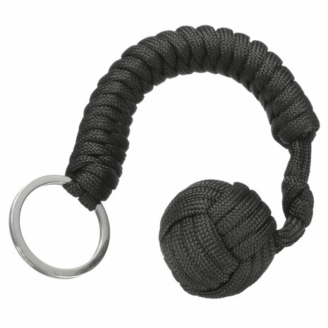 Outdoor Survival Stainless Steel Ball Sleutelhouder Keychain Ring