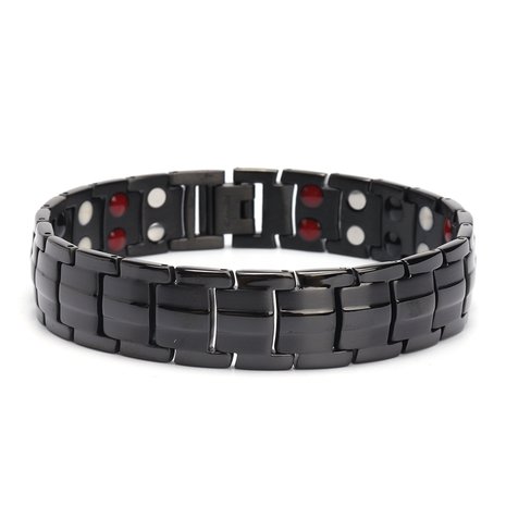 Punk RVS 4 in 1 Sterke Magnetische Therapie Armband Genezing Sieraden voor Mannen