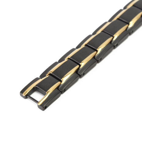 Zwart 316L Titanium Gezondheid Magnetische Armband Sieraden voor Mannen