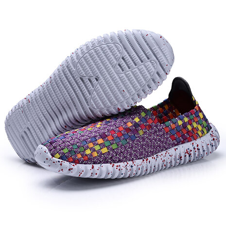 US Size 5-9 Women Shoes Hand Geweven Ademend Net Hollows Beach Summer