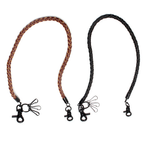 Punk PU lederen Biker sleutelhanger sleutel Jeans portemonnee riem keten Hip-hop gesp sleutelhanger